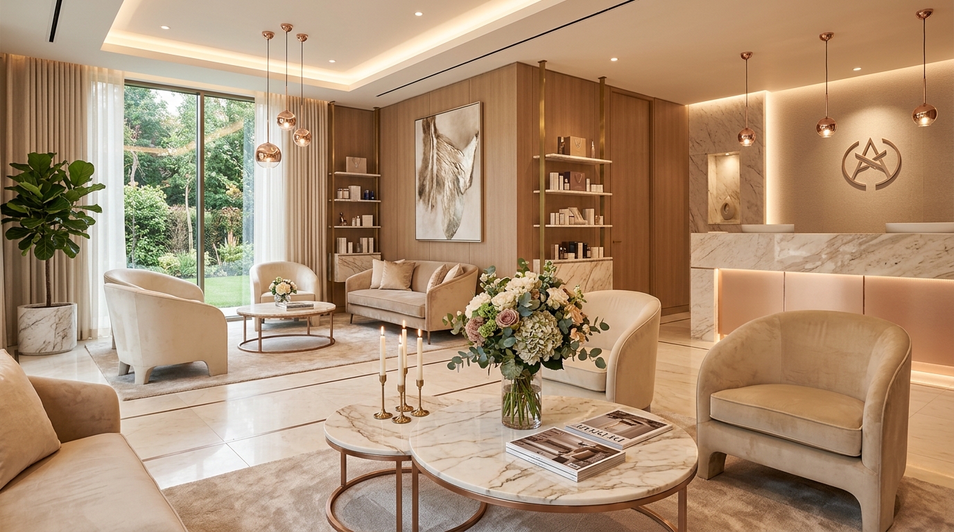Lumière Aesthetics luxury clinic interior